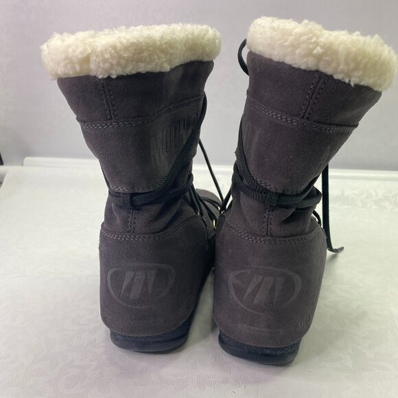 MOON BOOTS TECNICA GREY SUEDE BOOTS - Picture 3 of 10